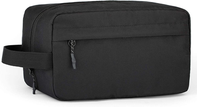 Vorspack Toiletry Bag Hanging Dopp Kit for Men Water Resistant Shaving Bag with Large Capacity for Travel - Black