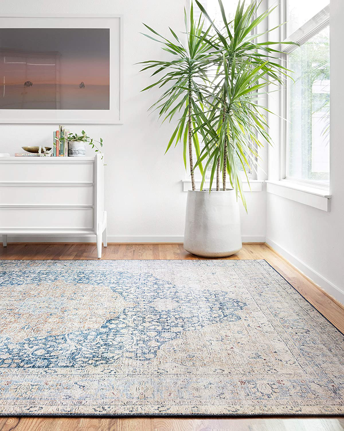 Loloi II Layla LAY-07 Blue Traditional Accent Rug 2'-3" x 3'-9"