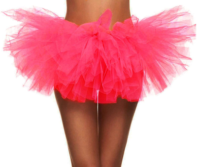 Simplicity Women's Classic 5 Layered Tulle Tutu Skirt