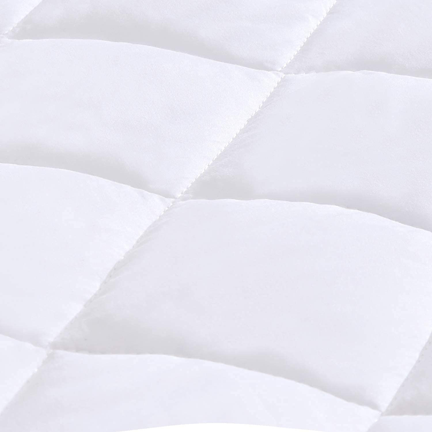 LDC Twin Mattress Pad with 16-Inch Deep Pocket, Comfortable, Breathable, Easy to Put on, The Stretchable Quilted Fitted Mattress Cover