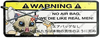 EARLFAMILY 5.1'' Cartoon Inosuke Car Sticker for We Die Like Real Men! Warning Decal Anime Vinyl JDM Window Wall Stickers