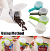 Bag Clips for Food, Food Storage Sealing Clips with Pour Spouts, Large Plastic Cap Sealer Kitchen Chips - Keep Food Fresh - Great for Kitchen Food, Snack Storage and Organization