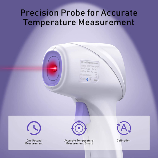 Touchless Thermometer for Adults, Forehead Thermometer and Object Thermometer 2 in 1 Dual-Mode Thermometer with Fast Accurate Results
