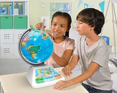 Oregon Scientific SG268R Smart Globe Adventure AR Educational World Geography Kids - Learning Toy