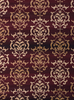 United Weavers of America Dallas Countess Rug - 1ft. 11in. x 3ft. 3in., Burgundy Red, Area Rug with Abstract Pattern, Jute Backing