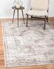 Unique Loom Sofia Collection Area Traditional Vintage Rug, French Inspired Perfect for All Home Décor, 5' 0 x 8' 0 Rectangular, Light Brown/Tan