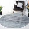 Safavieh Adirondack Collection ADR142G Modern Ombre Area Rug, 6' x 6' Round, Grey / Light Grey