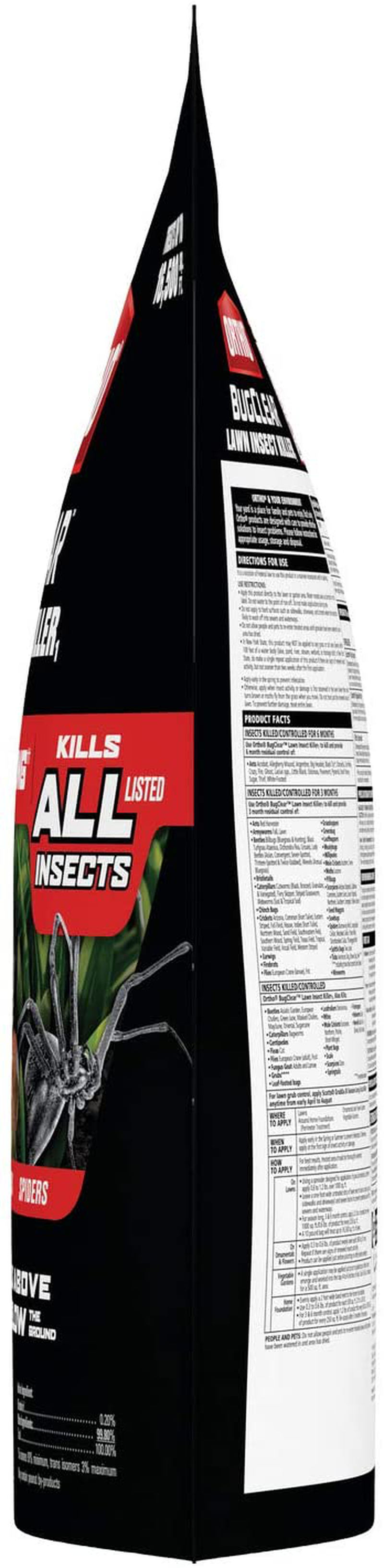 Ortho BugClear Insect Killer for Lawns and Landscapes Concentrate - Kills Ants, Ticks, Armyworms, Mosquitoes, Fleas and Spiders in Your Yard, Starts Killing Within Minutes, Odor Free, 32 oz.