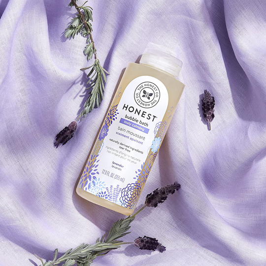 The Honest Company Truly Calming Lavender Bubble Bath Tear Free Kids Bubble Bath Naturally Derived Ingredients & Essential Oils Sulfate & Paraben Free Baby Bath 12 Fl Oz
