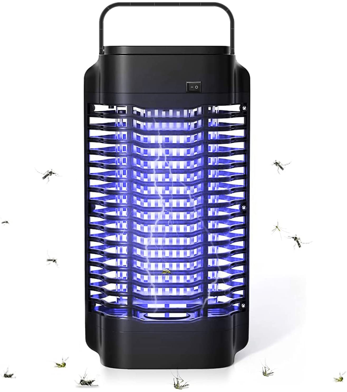 Bug Zapper - Powerful Electric Mosquito Zapper Fly Killer for Outdoor and Indoor - 4200V Metal Mesh, Insect Fly Trap Indoor Mosquito Killer for Home, Garden, Patio, Backyard