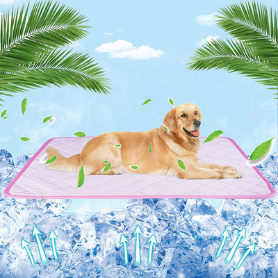 Pet Cooling Mat - Foldable Washable Cooling Pads for Indoor Outdoor