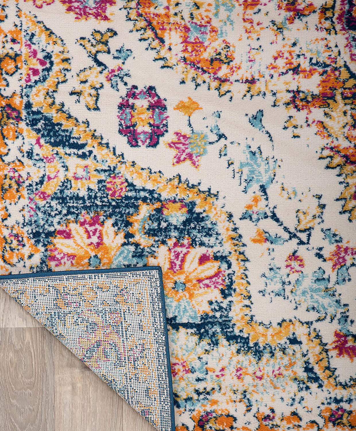 Rugshop Vintage Distressed Bohemian Area Rug 3'3" x 5' Gray