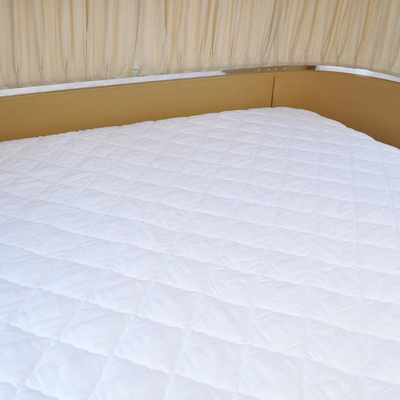 AB Lifestyles RV 72x75 Short King Quilted Mattress Pad Cover. Fitted Sheet Style. for RV, Camper. Made in The USA…