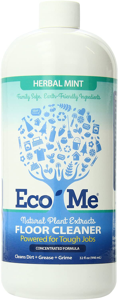 Eco-me Concentrated Muli-Surface and Floor Cleaner, Herbal Mint, 32 Fl Oz (Pack of 1)
