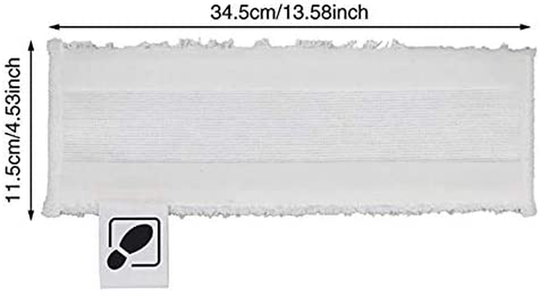 OYSTERBOY 6 Pcs Replacement Accessories Compitable for Karcher Steam Cleaner Durable Microfiber Mop Cloth Pad Refill for Karcher EasyFix SC 2, SC 3, SC 4, SC 5 Floor Nozzle