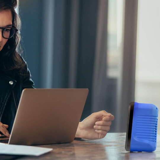 500W Corded Electric Ceramic Personal Heater With Fan And Safety Power Switch