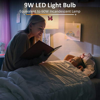 2 Pack Smart LED Light Bulbs, 9W, Alexa Compatible Light Bulb Color Changing, WiFi 