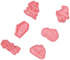 Halloween Mini Cookie Cutter Mold: Pink Cookie Candy DIY Tools - Kitchen Fondant Molds Set, Halloween Pancake Baking Supplies, Christmas Pastry Cutter, Cookie Stamps For Baking