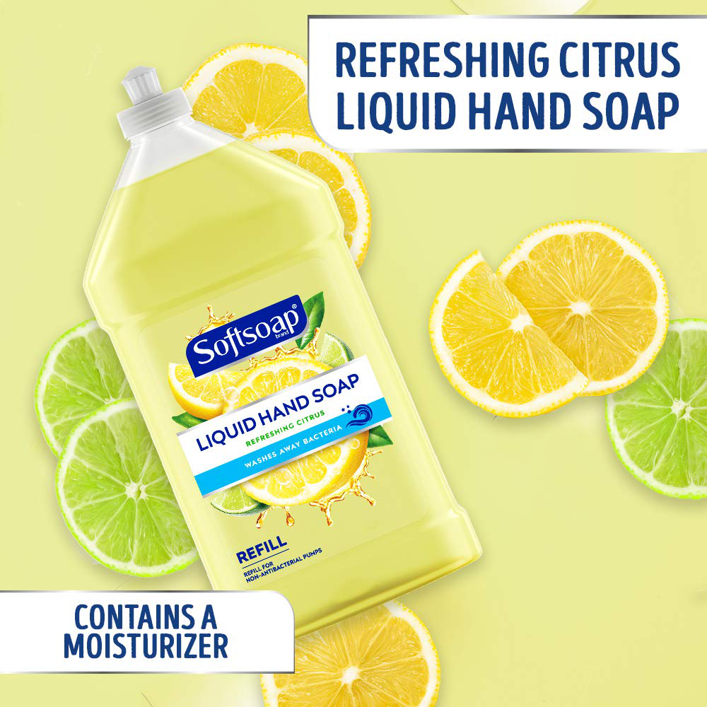 Softsoap Liquid Hand Soap Refill, Refreshing Citrus with Lemon Scent - 32 Fluid Ounce