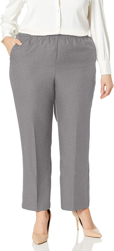 Alfred Dunner Women's Classic Missy Proportioned Medium Pant