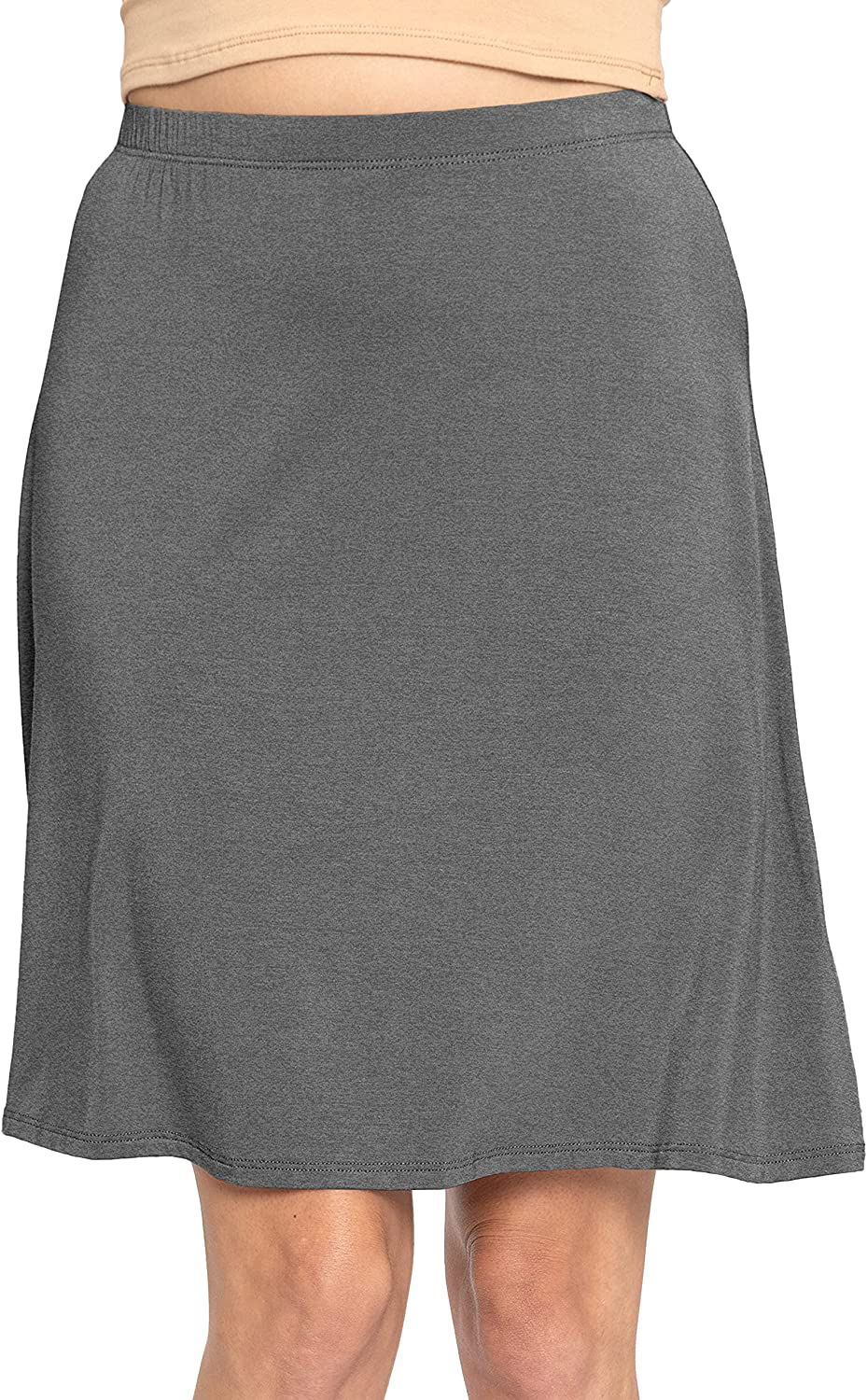 Knee Length A-Line Flowy Skirt | Comfortable Clothes for Women | S-5XL …