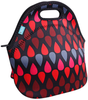 Lunch Tote, OFEILY Lunch boxes Lunch bags with Fine Neoprene Material Waterproof Picnic Lunch Bag Mom Bag (Raindrop)