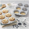 Wilton Recipe Right Non-Stick 6 Cup Jumbo Muffin Pan, Set of 2