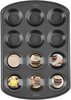 Wilton Perfect Results Premium Non-Stick Bakeware Muffin Pan & Cupcake Pan, 12-Cup, Steel