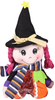 Candy Bag, Portable Home Cute Halloween Decor Candy Bag Witch Shape for Kids Storing Candies, Snacks, Candies, Toys (Braids)