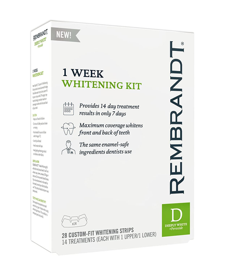 REMBRANDT 1 Week Teeth Whitening Kit, 14 Treatments
