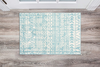 Rugshop Geometric Bohemian Design Area Rug 2' x 3' Blue