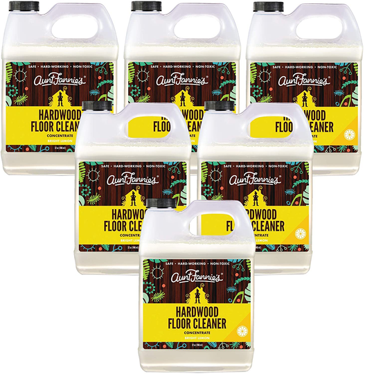 Aunt Fannie's Hardwood Floor Cleaner, Bright Lemon (6-Pack)