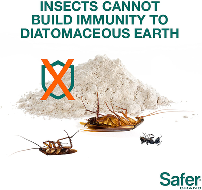 Safer 51703 Diatomaceous Earth-Bed Bug Flea, Ant, Crawling Insect Killer 4 lb