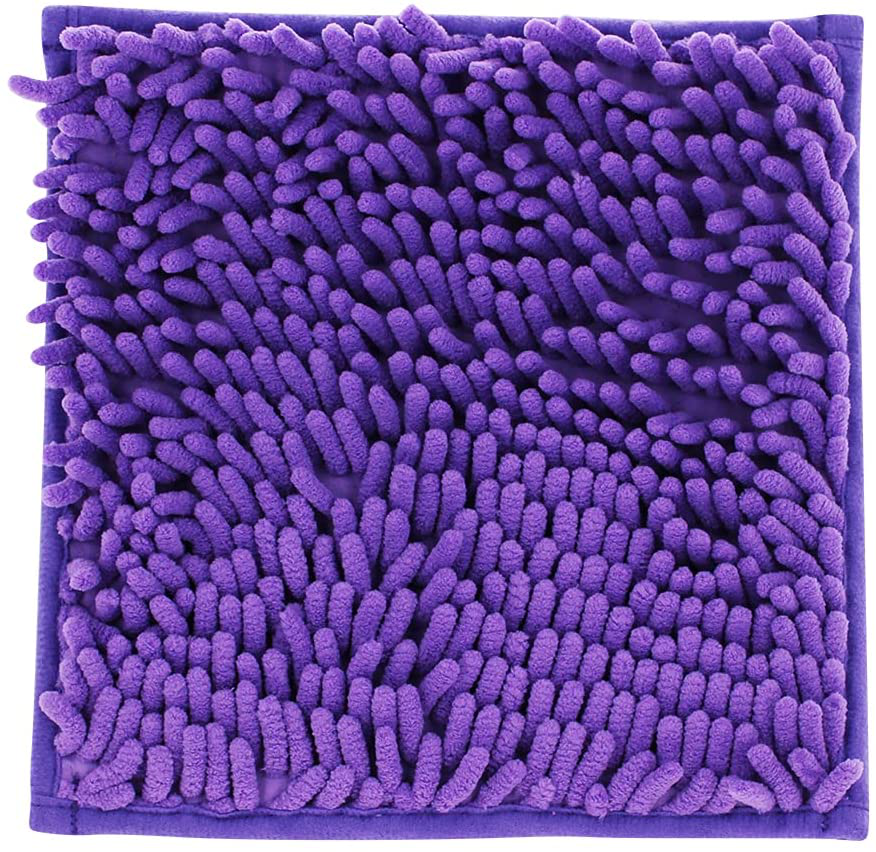 School Locker Interior 10" Square Locker Fur Rug Carpet (Purple)