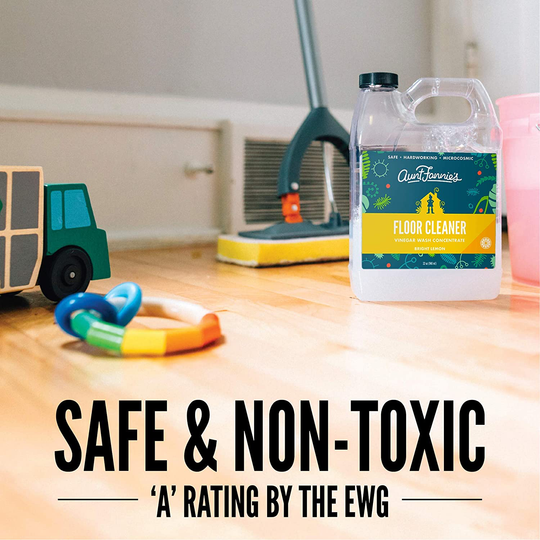 Aunt Fannie's Floor Cleaner Vinegar Wash - Multi-Surface Cleaner, 32 oz. (6-Pack, Lavender)