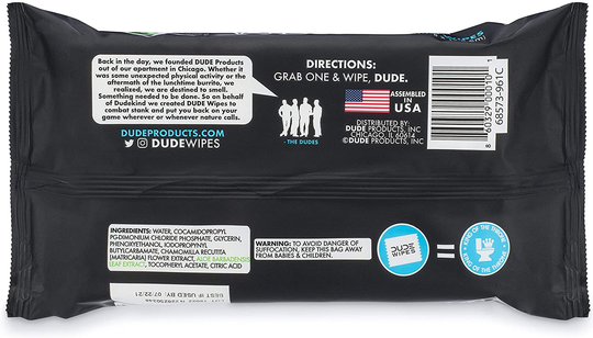 DUDE Wipes Flushable Wipes Dispenser, 48 Count (Pack of 1)