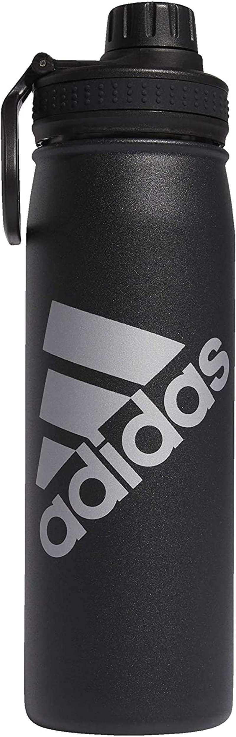 adidas 600 ML (20 oz) Metal Water Bottle, Hot/Cold Double-Walled Insulated 18/8 Stainless Steel