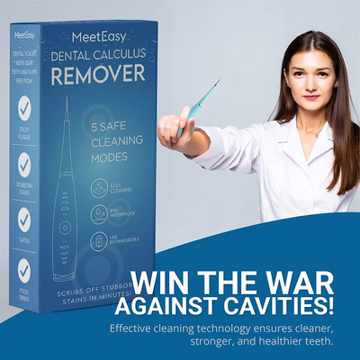 Meeteasy Dental Calculus Plaque Remover Tool Kit - Tooth Scraper Tartar Removal Cleaner - Remove Teeth Stain Tarter for Adult - 100% Proven Safe