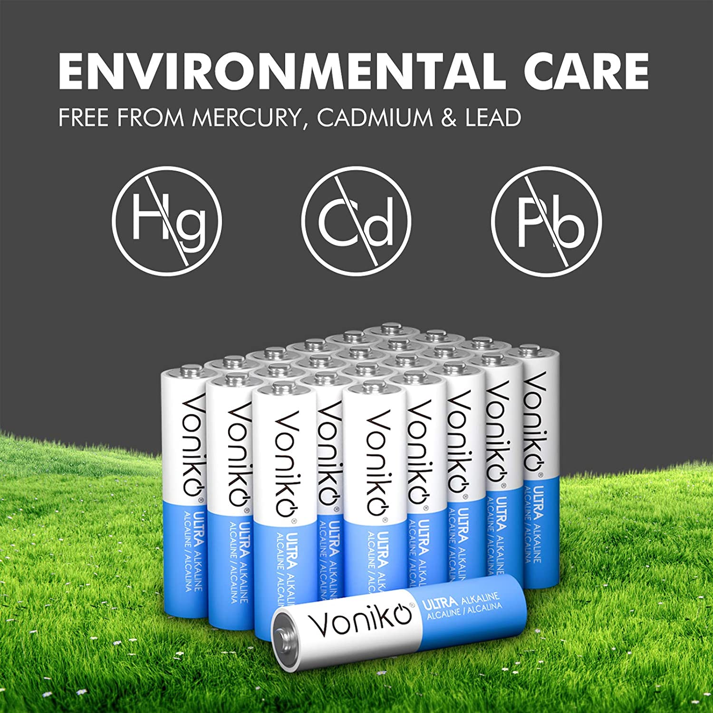 Premium Grade AAA Batteries - 24/48/100 Packs - Alkaline - Ultra Long-Lasting - 10-Year Shelf Life