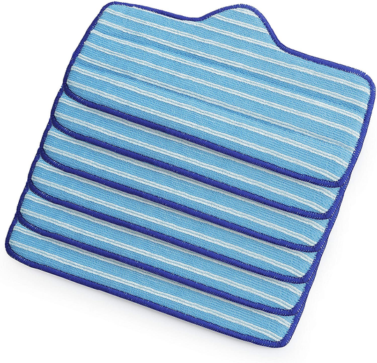 Flintar 6 Packs of Premium Microfiber Pads, Compatible with Dupray Neat Steam Cleaner, Durable, Reusable and Machine Washable