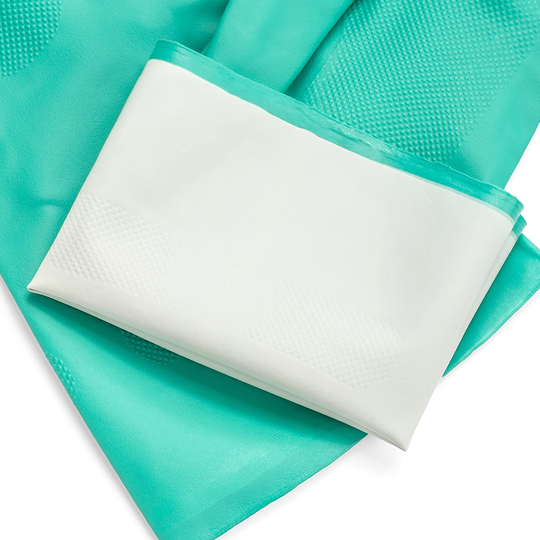 Tusko Products Best Nitrile Rubber Cleaning, Household, Dishwashing Gloves, Latex Free, Vinyl Free, Medium M (Reusable not Disposable)