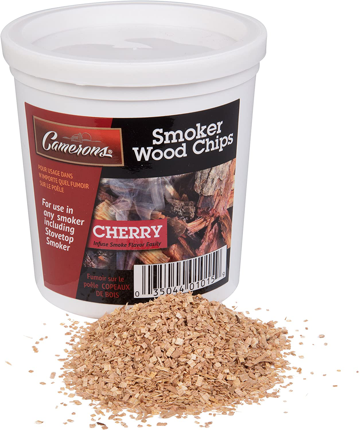 Camerons Smoking Chips- Kiln Dried, 100 Percent Natural Extra Fine Wood Smoker Sawdust Shavings (Apple, 1 Pint) (0.473176 L)