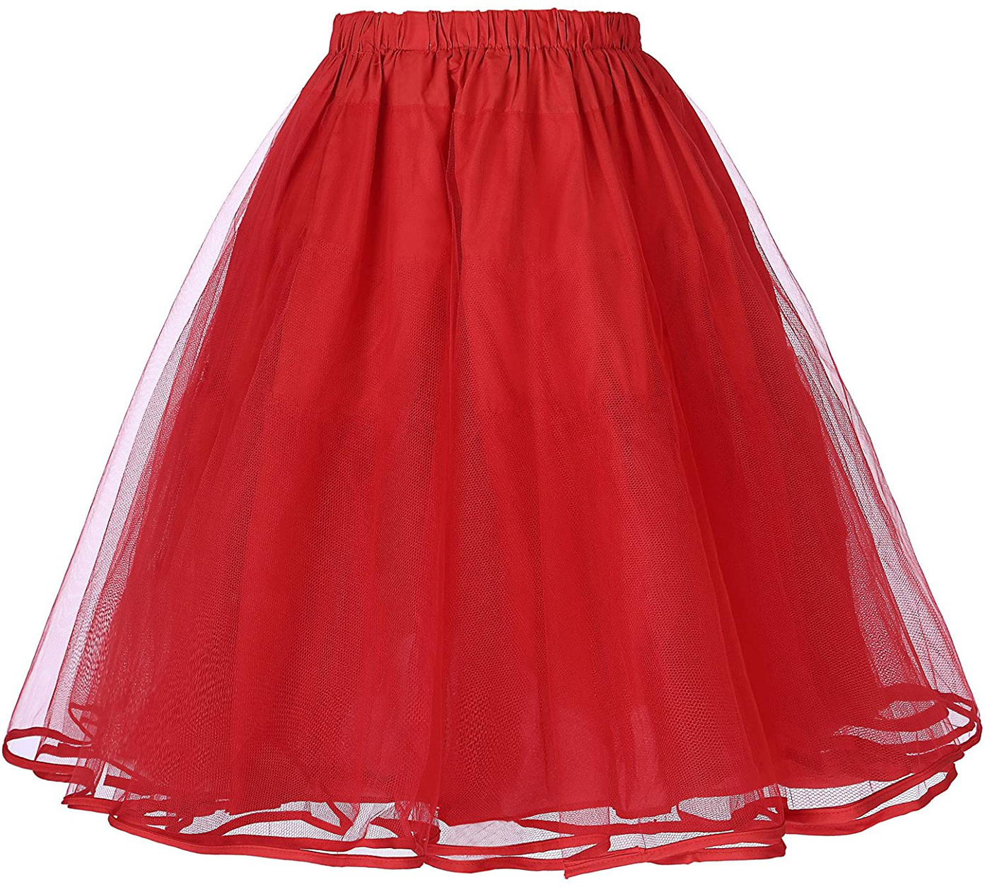 Belle Poque Women's Petticoat Crinoline 50's Christmas Tutu Underskirts (3 Layers)