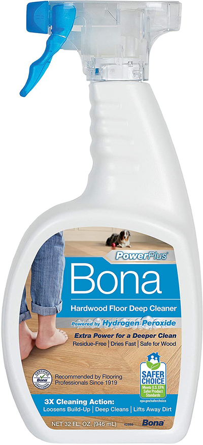 Bona PowerPlus Hardwood Floor Deep Cleaner, Spray - 32 Fl Oz