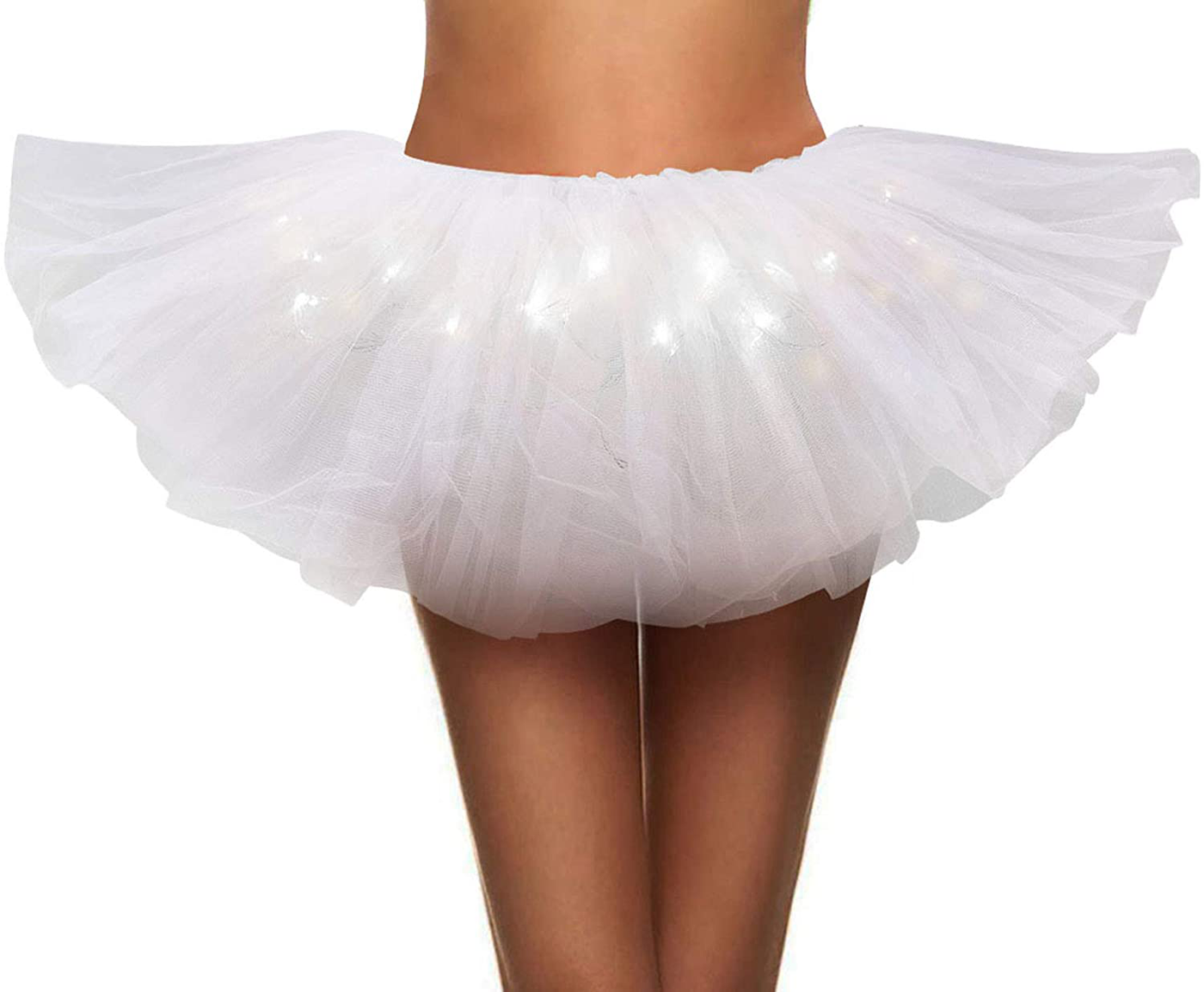 Simplicity Women's Classic 5 Layered Tulle Tutu Skirt