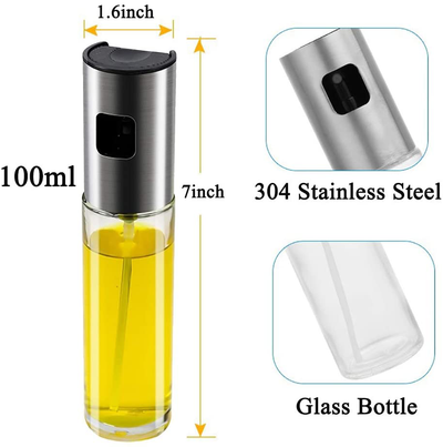 Oil Sprayer Mister for Cooking Olive Oil Spritzer for Air Fryer Vinegar Vegetable Oil Dispenser Portable Mini Kitchen Gadgets for Salad/Baking/Grilling/BBQ