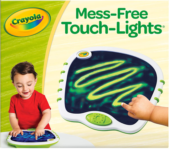 My First Crayola Touch Lights, Musical Doodle Board, Toddler Toy, Gift, White, Green