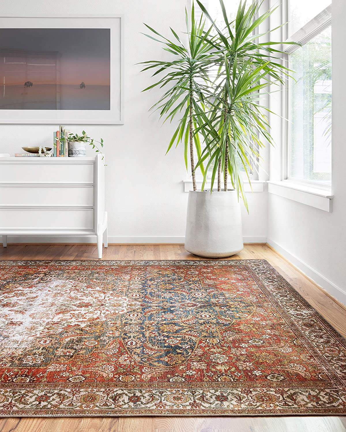 Loloi II Layla LAY-05 Ocean Traditional Accent Rug 2'-3" x 3'-9"