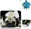 Gaming Mouse Pad Mat Cute Dog Mousepads with Cute Stickers Non-Slip Rubber Base Square Mouse Pads for Laptop Compute Working Home Office Accessories
