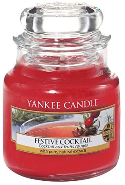 YANKEE CANDLE All is Bright Small Jar Candle, White